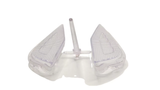 Chinese manufacturer customizes acrylic PMMA PC transparent plastic motorcycle lamp/light housing/shell